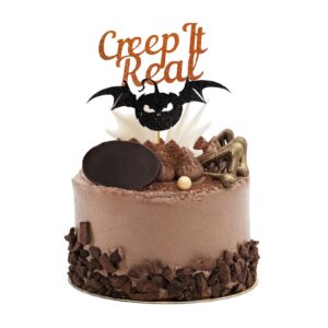 Creep It Real Halloween Cake Topper Party Decor