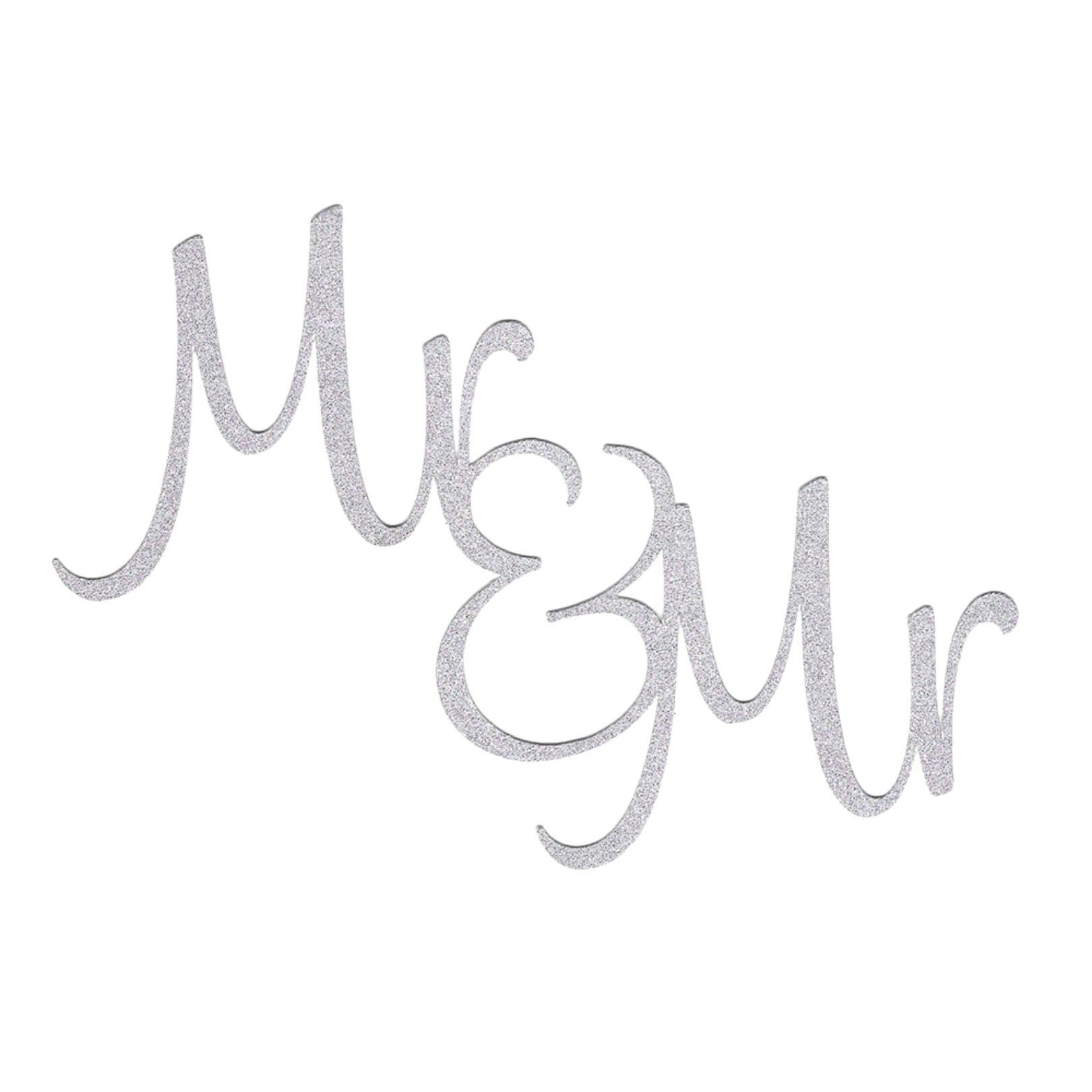 Wedding Engagement Mr and Mr Elegant LGBTQ Cake Topper