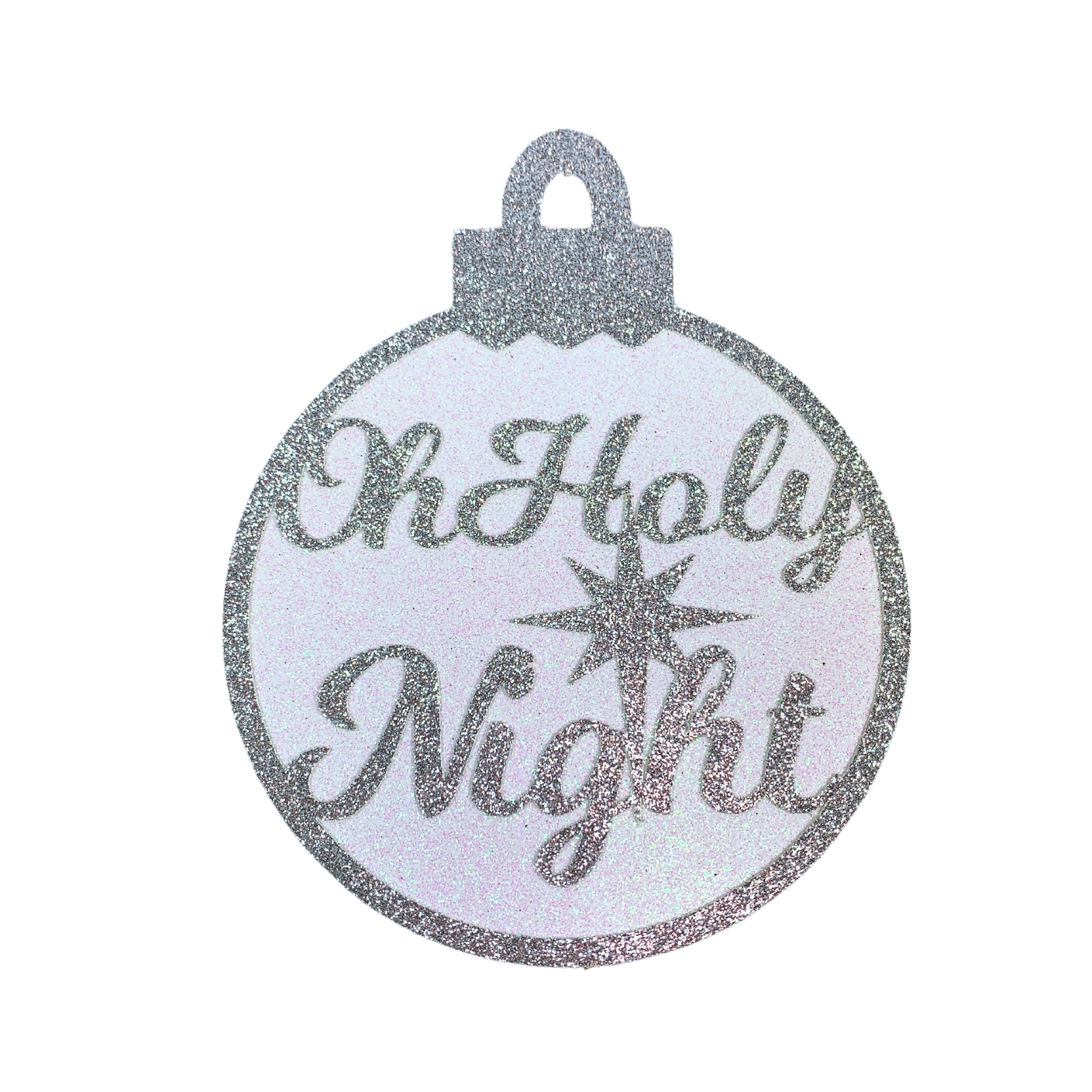 Oh Holy Night Christmas Ornament Cake Topper Centerpiece