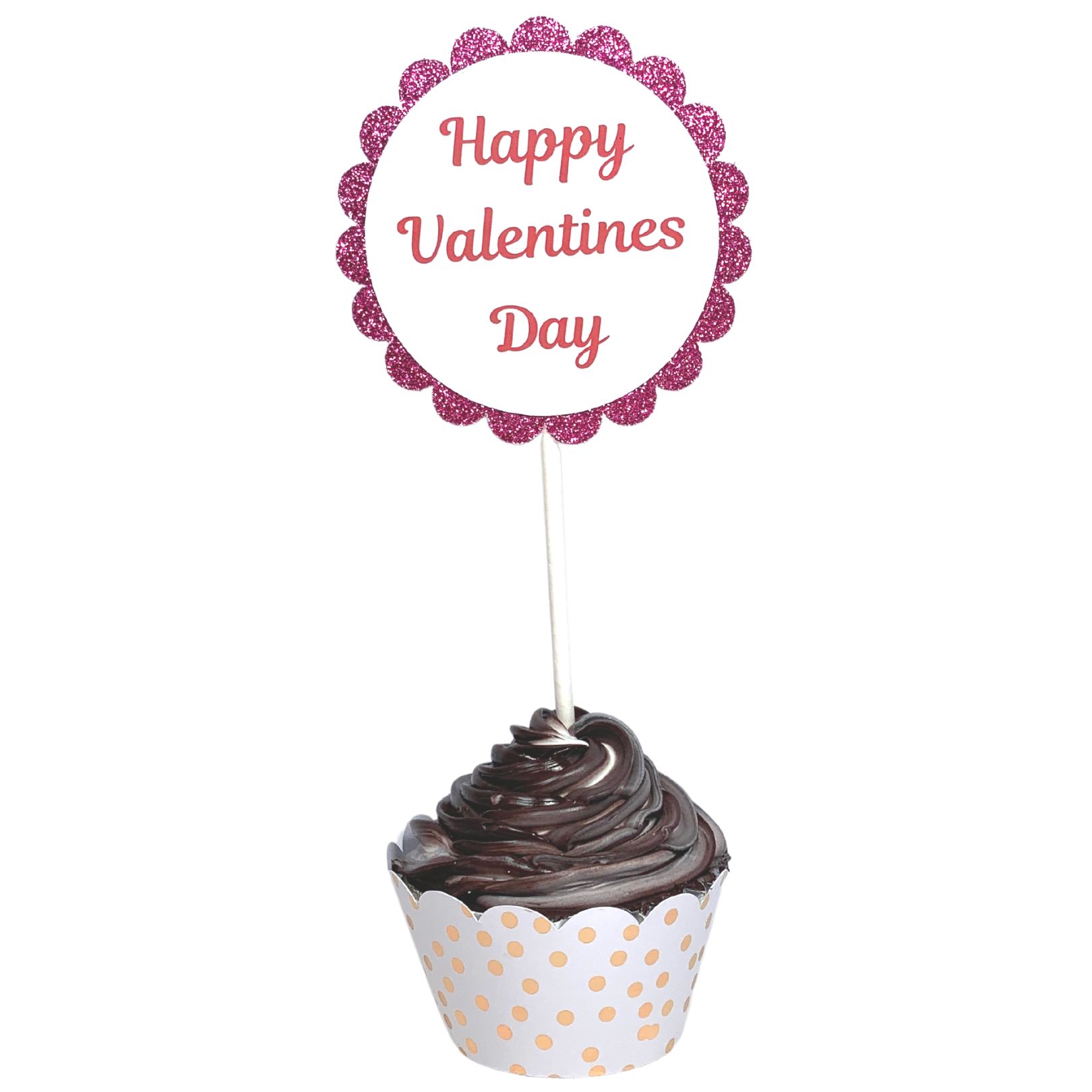 Valentines Day Cupcake Toppers Cupids Bears Hearts I Love You Set 02