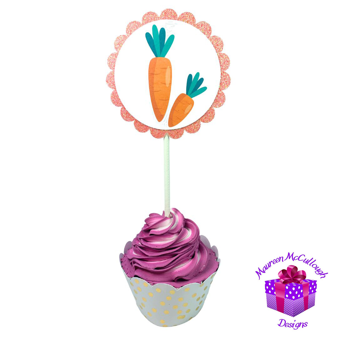 xr:d:DAFkVJP19RU:53,j:5772941477,t:23053017 Easter Party Cupcake Toppers Bunnies Chicks Eggs Set 02