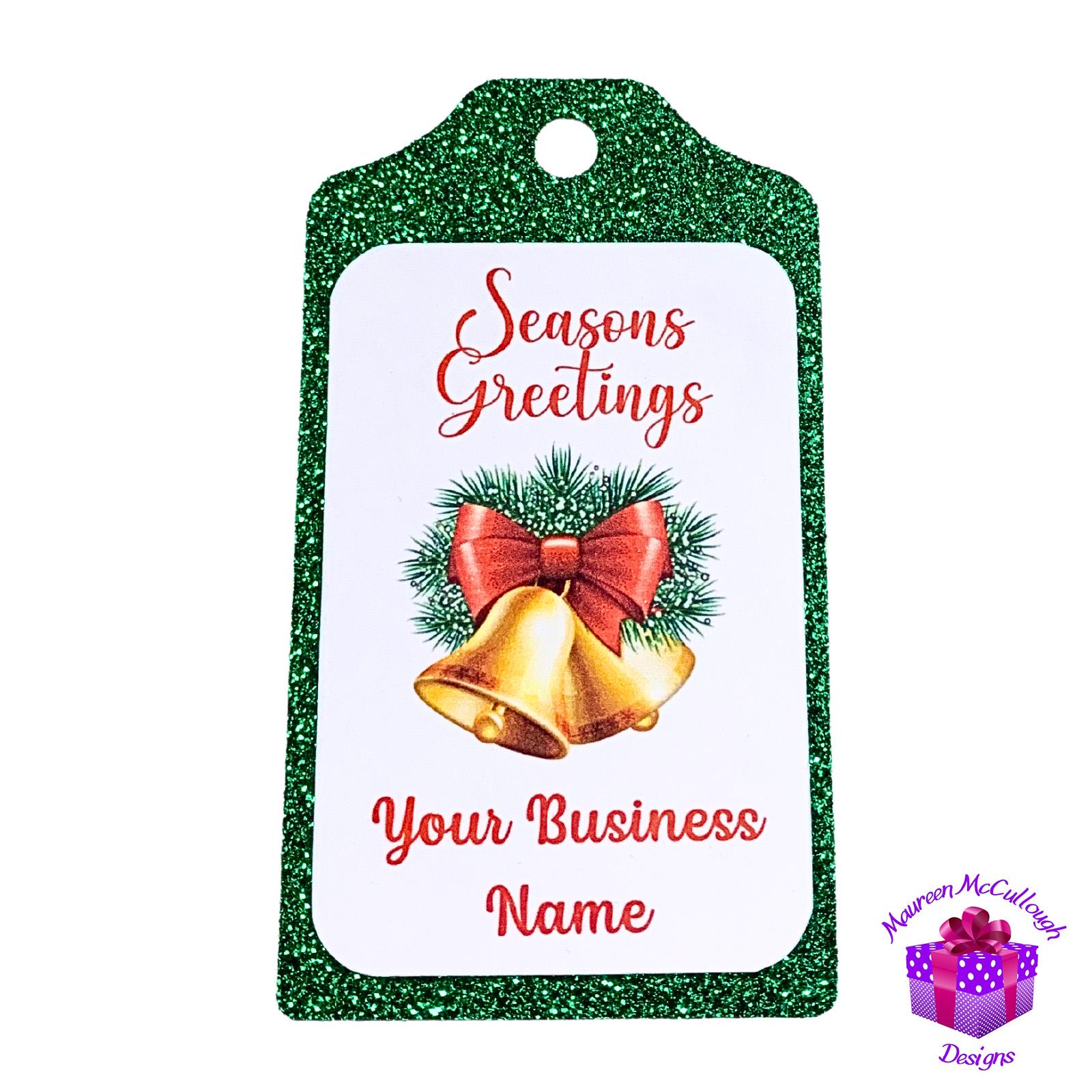 Seasons Greetings Personalized Gift Hang Tags