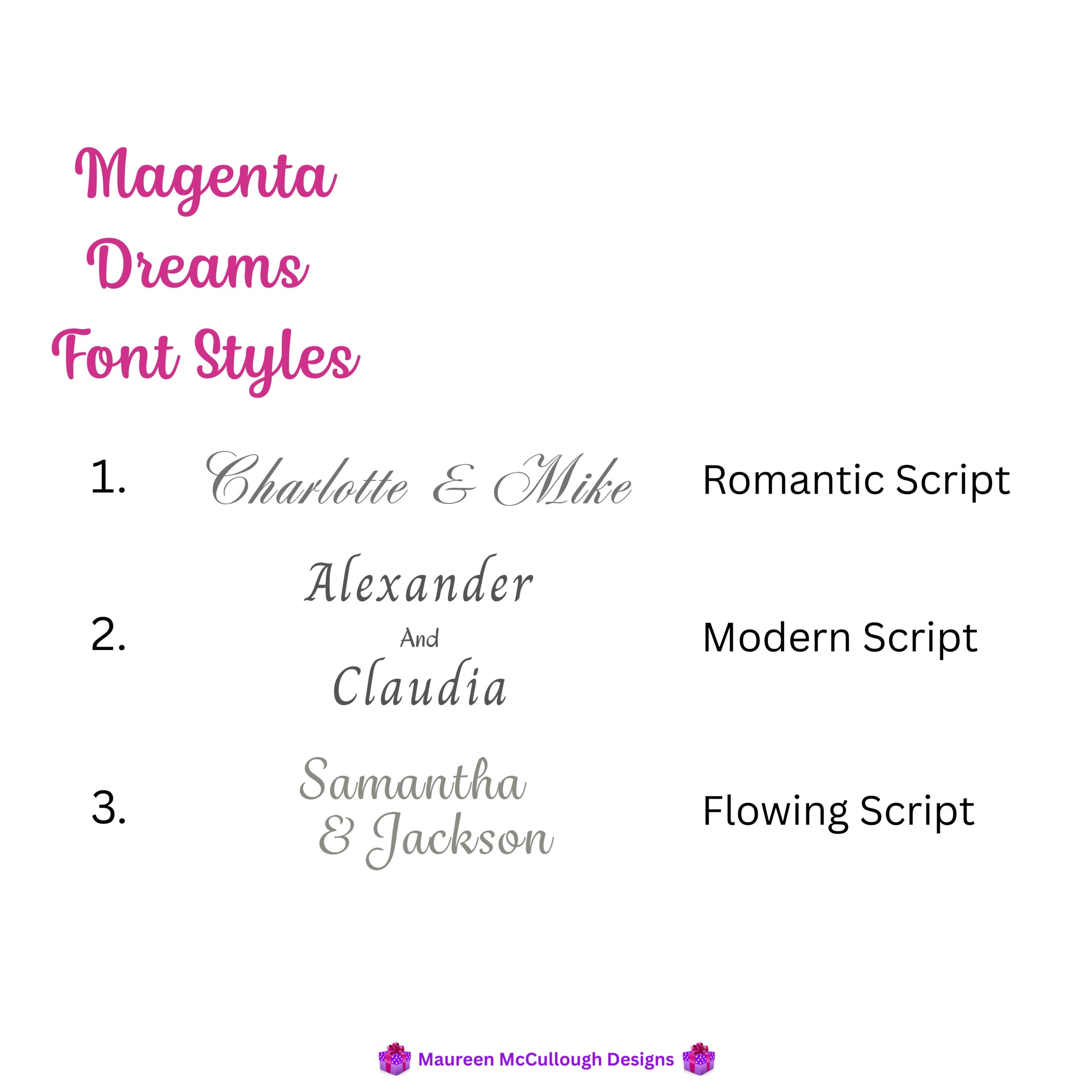 Magenta Dreams Floral Wedding Invitation Suite – Save the Date, Invitation & RSVP – Made to Order