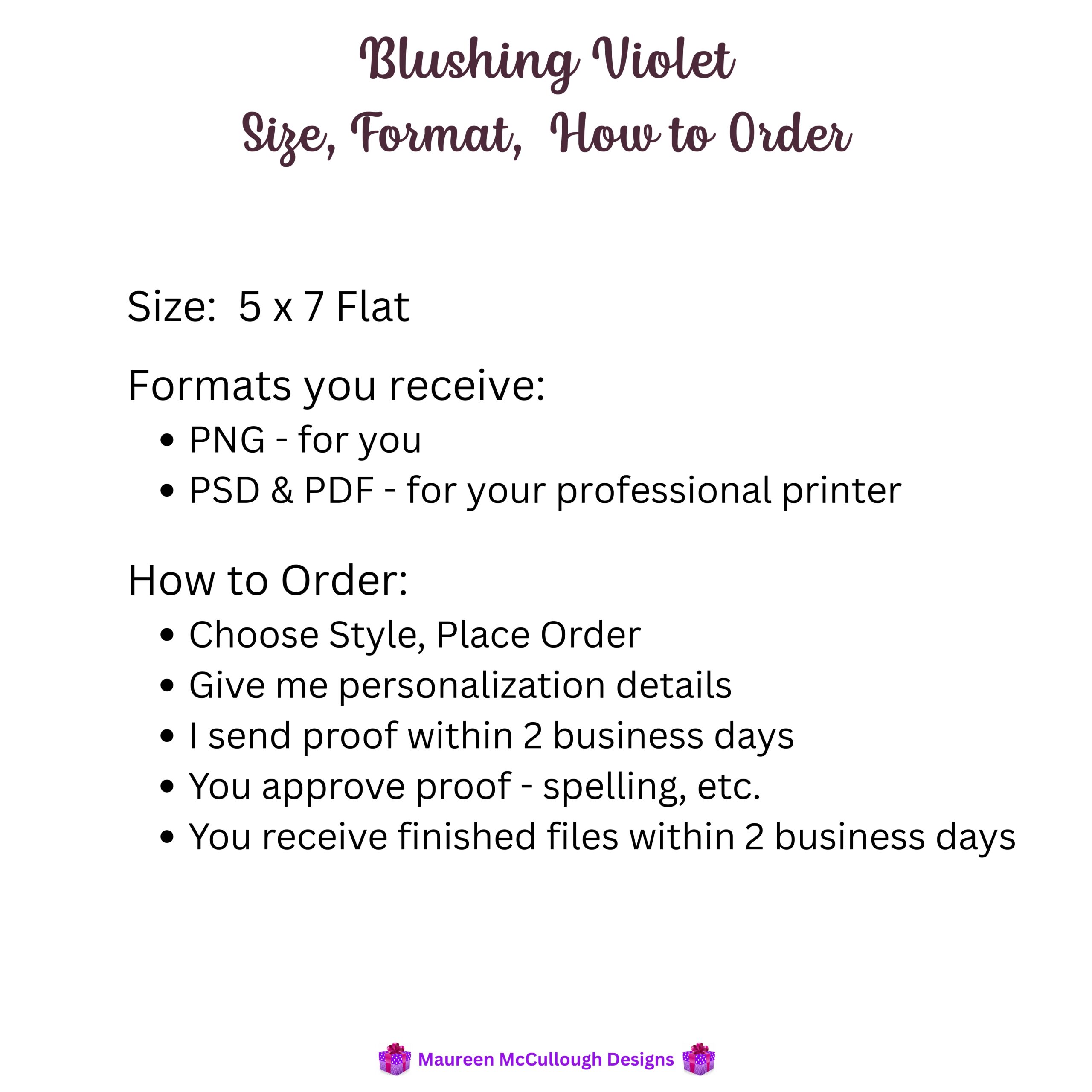Blushing Violet Floral Wedding Invitation Suite – Save the Date, Invitation & RSVP – Made to Order